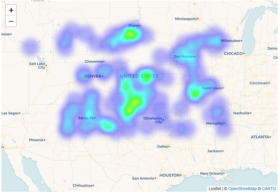 maps heatmap