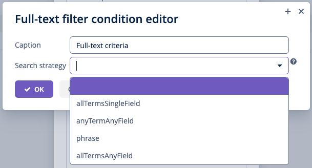 Condition Editor