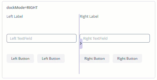 split panel dock right