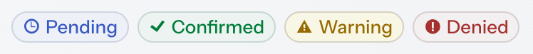 Badges with an icon before the text