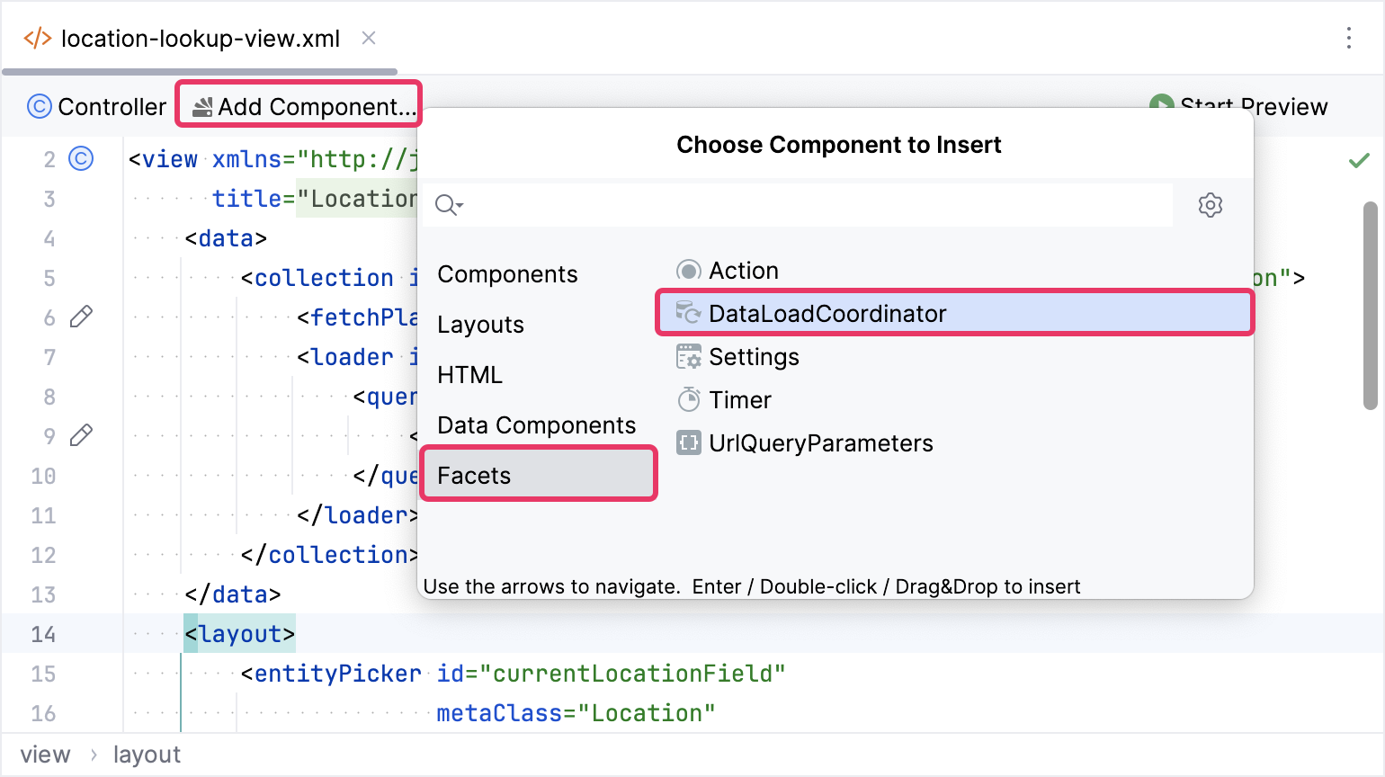 add data load coordinator